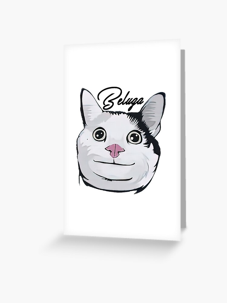 Beluga cat, Beluga Cat Meme, Meme Art Board Print for Sale by