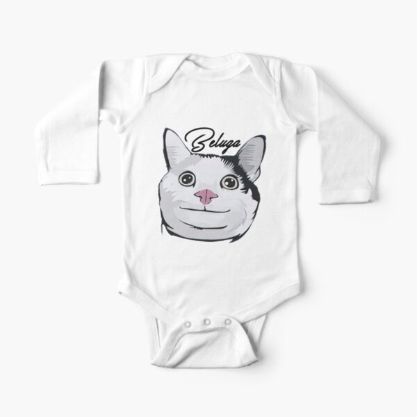 Just A Canadian Who Loves Beluga Cat Organic Short-Sleeved Baby Bodysuit