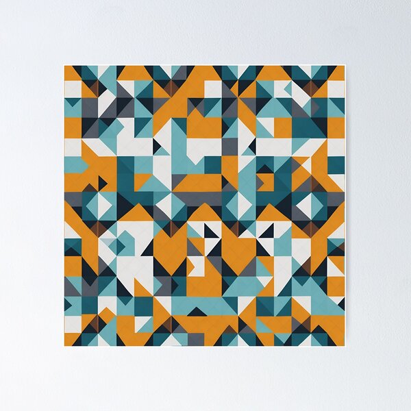Item preview, Illuminated Harmony: Geometric Journey designed and sold by LeonAndrewRazon.