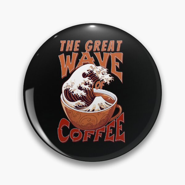 Item preview, The Great Wave of Coffee - Artistic Design designed and sold by Zandalus.