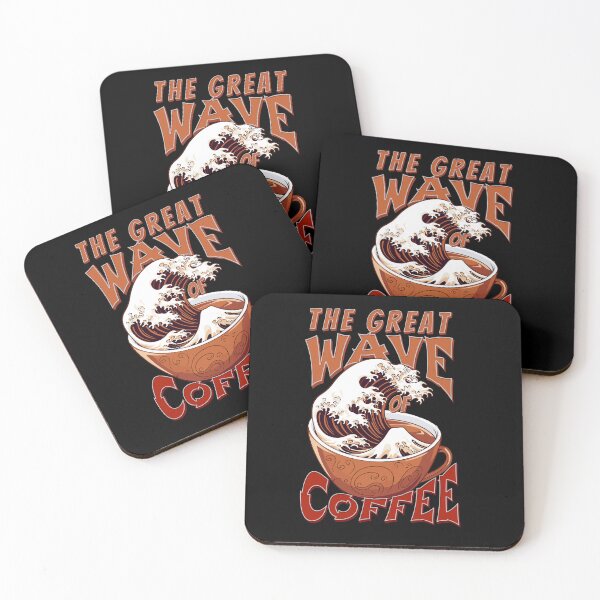 Item preview, The Great Wave of Coffee - Artistic Design designed and sold by Zandalus.