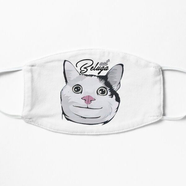 Beluga Cat  Face Masks for Sale