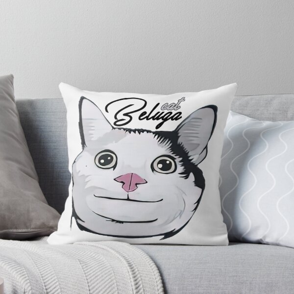 Artikelvorschau, Beluga-Katze, Beluga-Katzen-Meme, Meme entworfen und verkauft von graphic-genie.