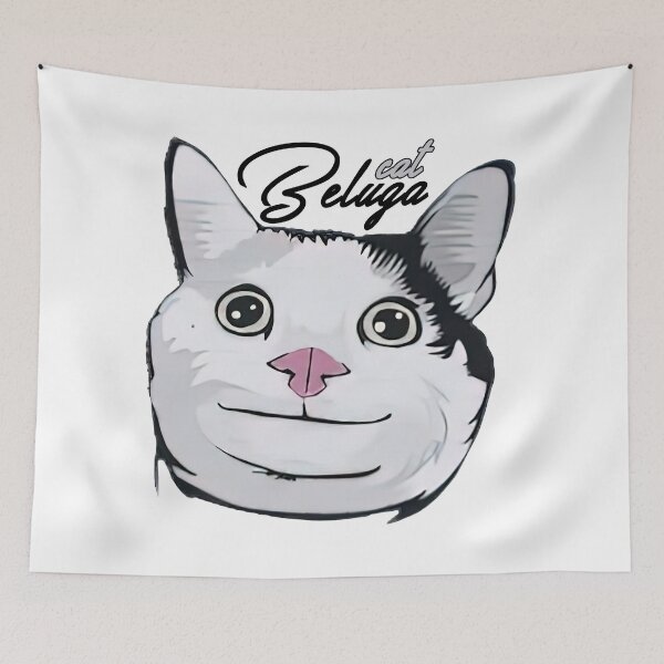 Item preview, Beluga cat, Beluga Cat Meme, Meme designed and sold by graphic-genie.
