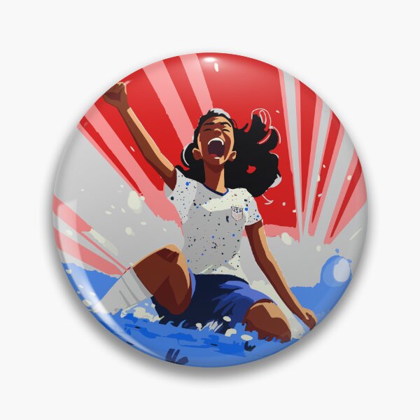 Item preview, US Womens Soccer - football feeling - explosion of emotion! designed and sold by Stephen-newport.