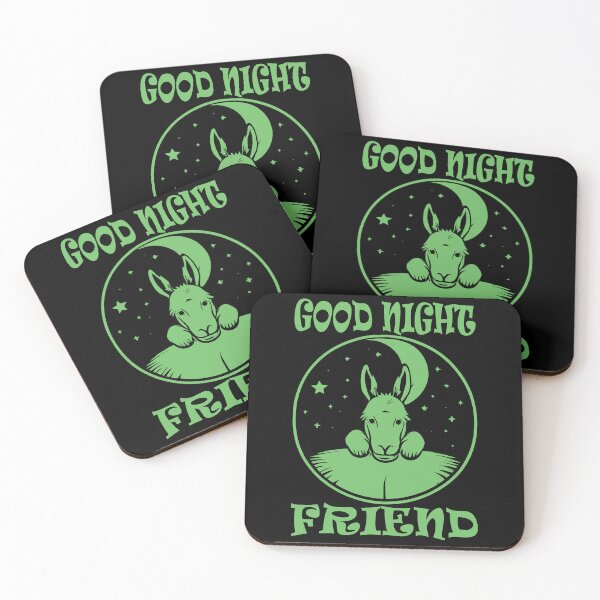 Item preview, Good Night Donkey - Green 1 designed and sold by Soulemotion.