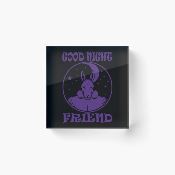 Item preview, Good Night Donkey - Indigo designed and sold by Soulemotion.
