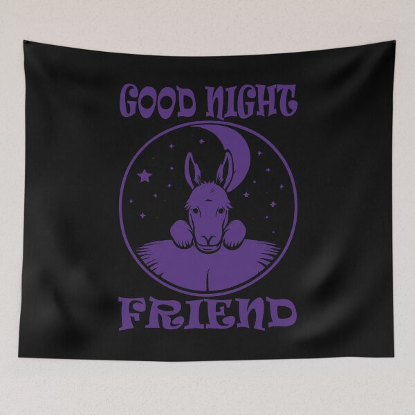Item preview, Good Night Donkey - Indigo designed and sold by Soulemotion.