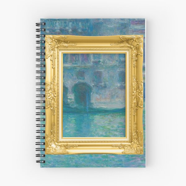 Item preview, MONET - Golden Frame Palazzo da Mula, Venice (1908) by Claude Monet designed and sold by AndromedaWeb.