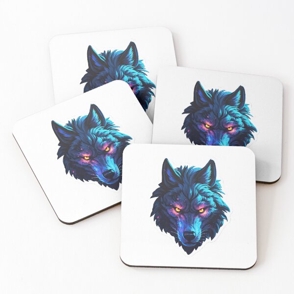 Item preview, Wolf with red eyes designed and sold by abmkf.