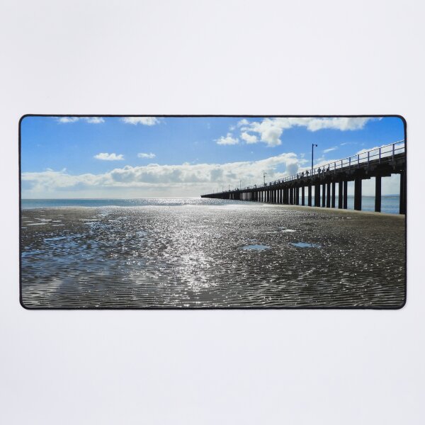 Item preview, Urangan Pier Hervey Bay low tide designed and sold by Mark Grimsley.
