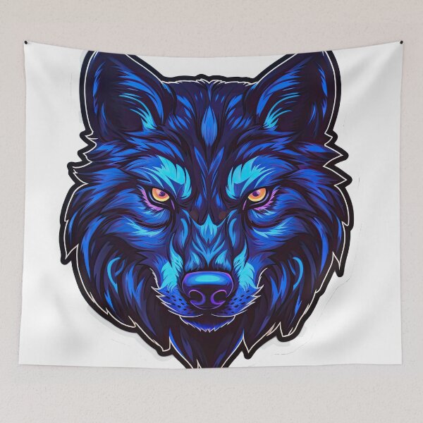 Item preview, Blue muzzle wolf designed and sold by abmkf.