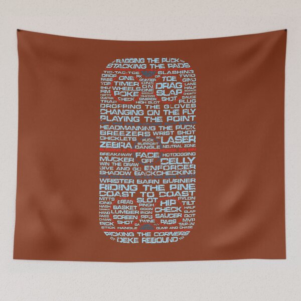 Item preview, Hockey Rink Typography	 designed and sold by lugljbfno30.