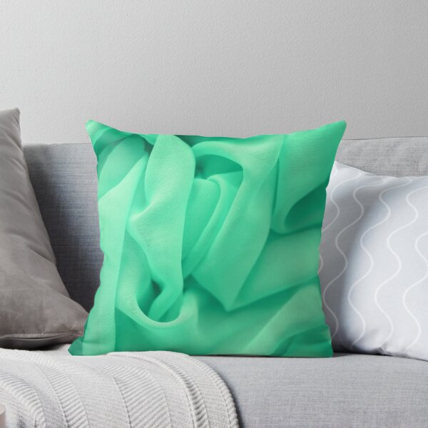 Item preview, Mint Delight: A Refreshing Collection of Light Mint Color Pattern Pillows Home Decor designed and sold by Harsh Mhatre.