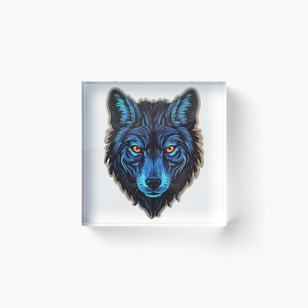 Item preview, Wolf face designed and sold by abmkf.