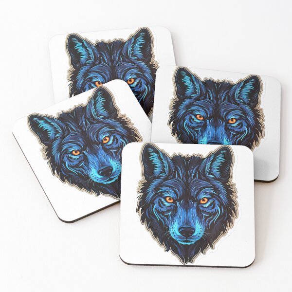 Item preview, Wolf face designed and sold by abmkf.
