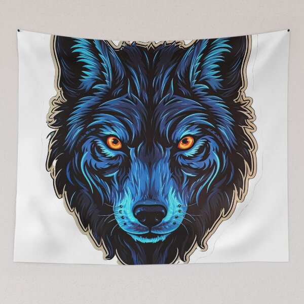 Item preview, Wolf face designed and sold by abmkf.