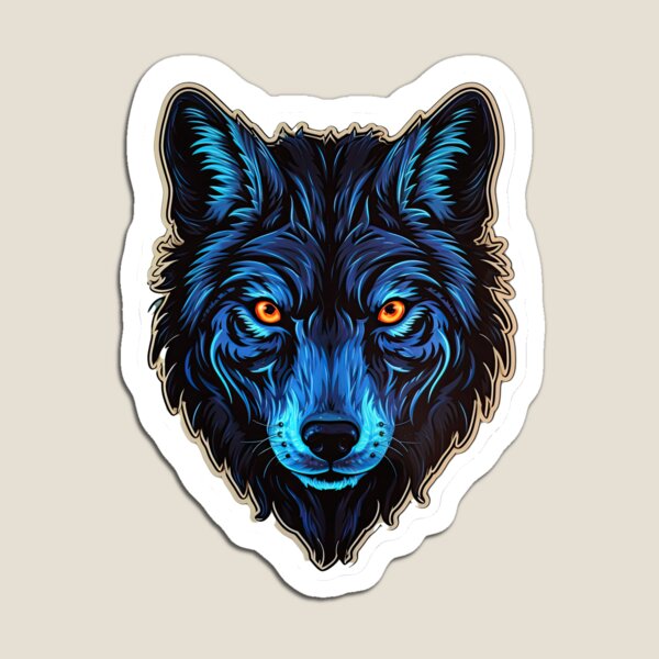 Item preview, Wolf face designed and sold by abmkf.