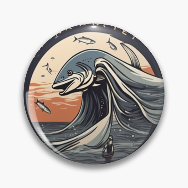 Item preview, Bluefish on the front of the shirt turning to appear to be chasing baitfish (sardines) designed and sold by TheBliss-Shop.