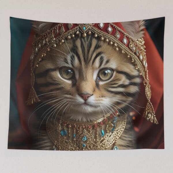 Item preview, Persian belly dancer kitty cat designed and sold by RK - Shop.