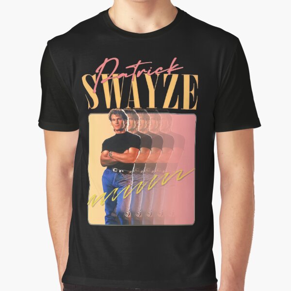 Item preview, Patrick Swayze Retro Graphic designed and sold by AnaEloisens.
