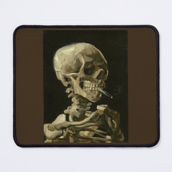 Item preview, Head of a Skeleton with a Burning Cigarette - Vincent Van Gough designed and sold by ufmmrcchl73.