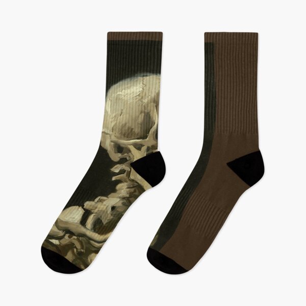 Item preview, Head of a Skeleton with a Burning Cigarette - Vincent Van Gough  	 	 designed and sold by ufmmrcchl73.
