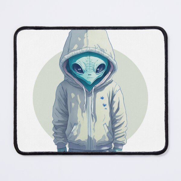 Item preview, Alien dude in a hoodie. designed and sold by SaraSumi.