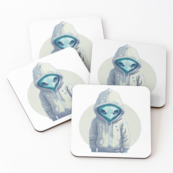 Item preview, Alien dude in a hoodie. designed and sold by SaraSumi.