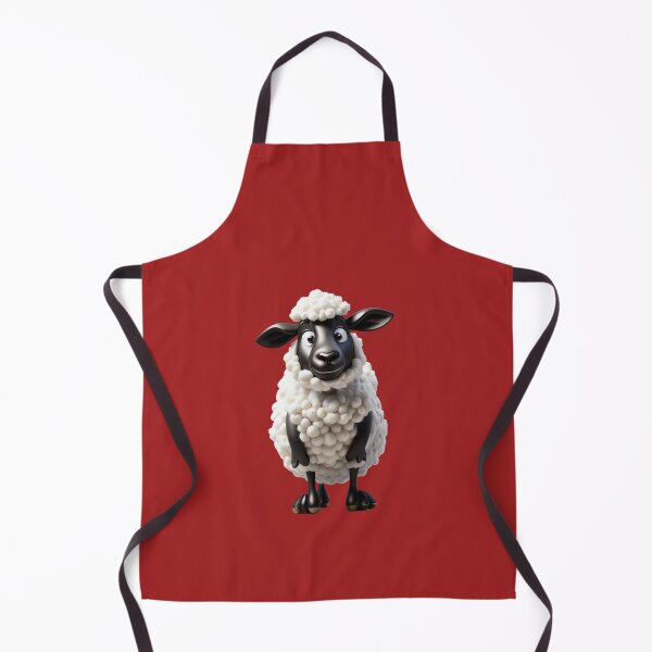 Item preview, Cute cartoon sheep adorable smiling cuddly ewe baa designed and sold by w1ckerman.
