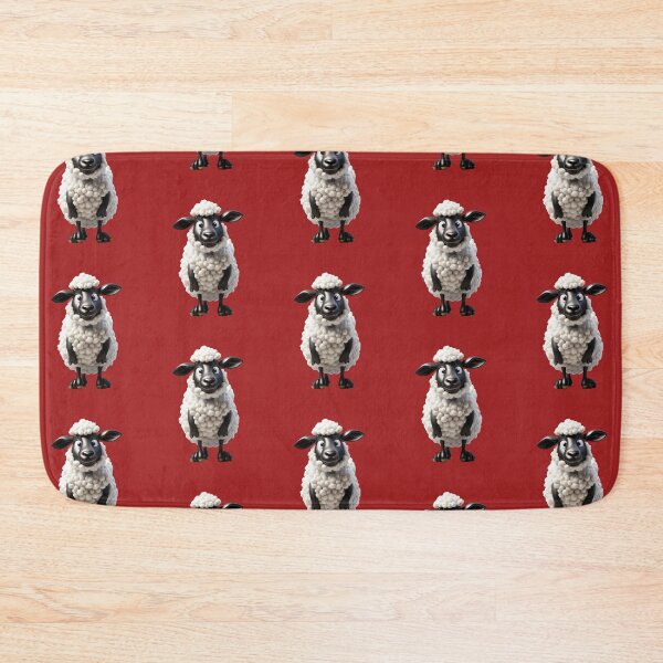 Item preview, Cute cartoon sheep adorable smiling cuddly ewe baa designed and sold by w1ckerman.