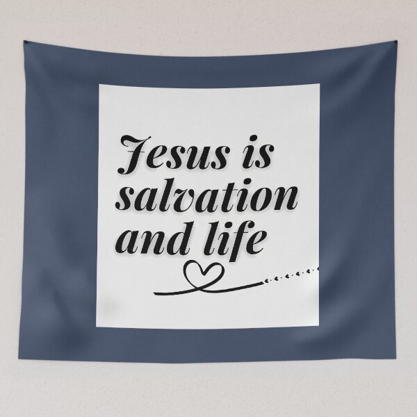 Item preview, Jesus is salvation and life    	 designed and sold by guibempdaho41.