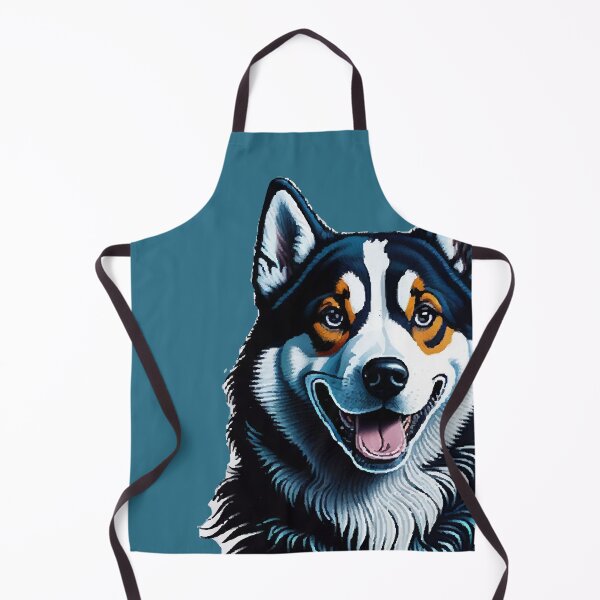 Item preview, Cute Husky, happy, smiling designed and sold by CatCoconut-Art.