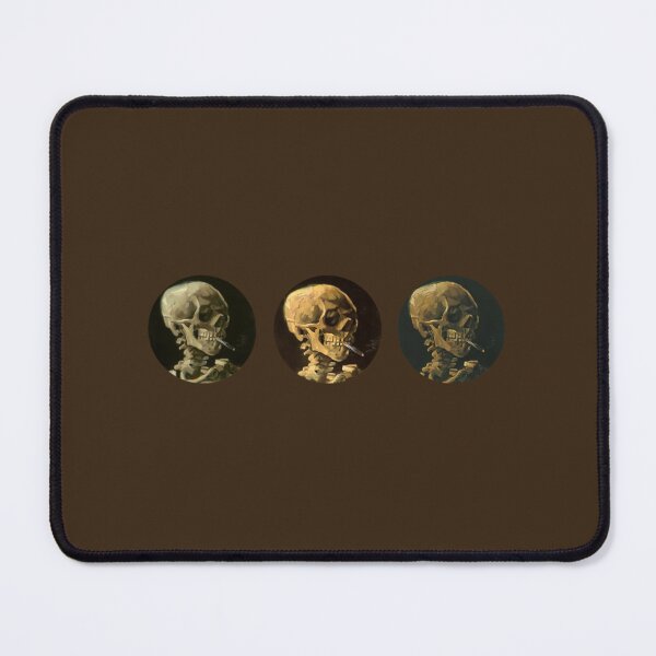 Item preview, Head of a Skeleton with a Burning Cigarette Vincent Van Gogh Relaxed Fit designed and sold by ufmmrcchl73.