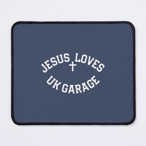 Item preview, Jesus Loves UK Garage Slogan - Black   	 designed and sold by guibempdaho41.