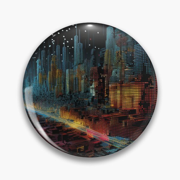 Item preview, pixel de montreal, by Jonathan P., and AI designed and sold by JonathanP514.