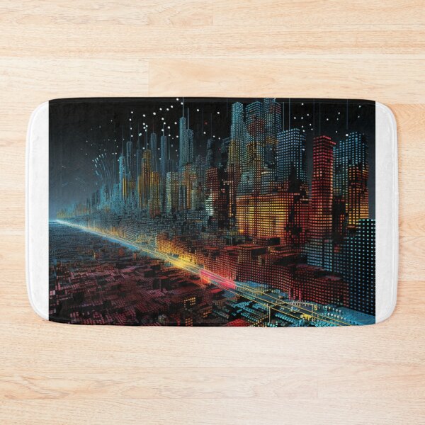Item preview, pixel de montreal, by Jonathan P., and AI designed and sold by JonathanP514.