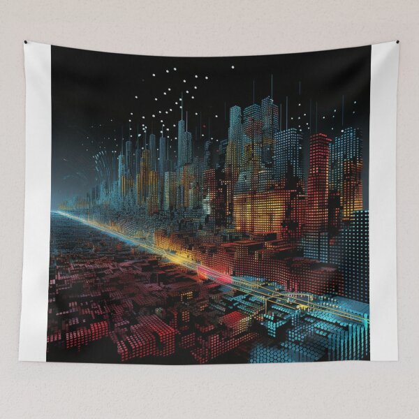Item preview, pixel de montreal, by Jonathan P., and AI designed and sold by JonathanP514.