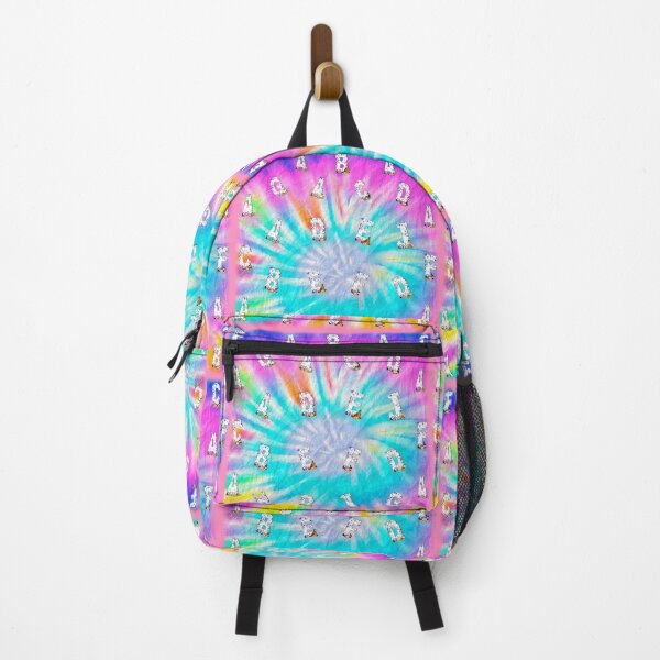 Item preview, Typography and Birds on Tie Dye Pattern designed and sold by KC Morcom.