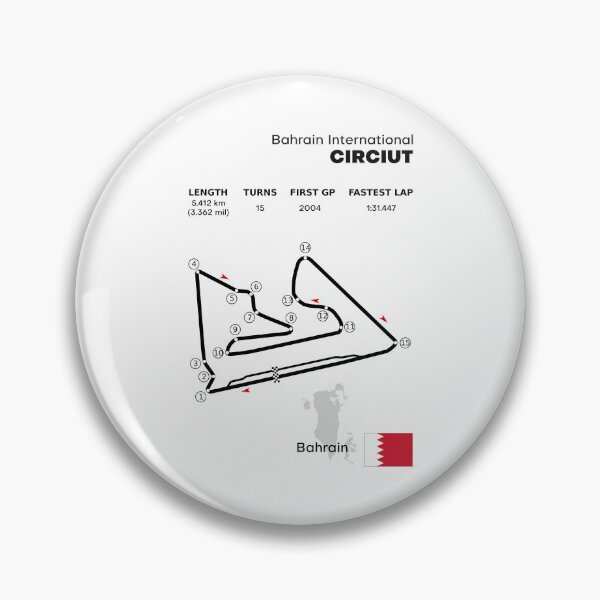 Item preview, Bahrain International Circuit track layout designed and sold by mattypalka.