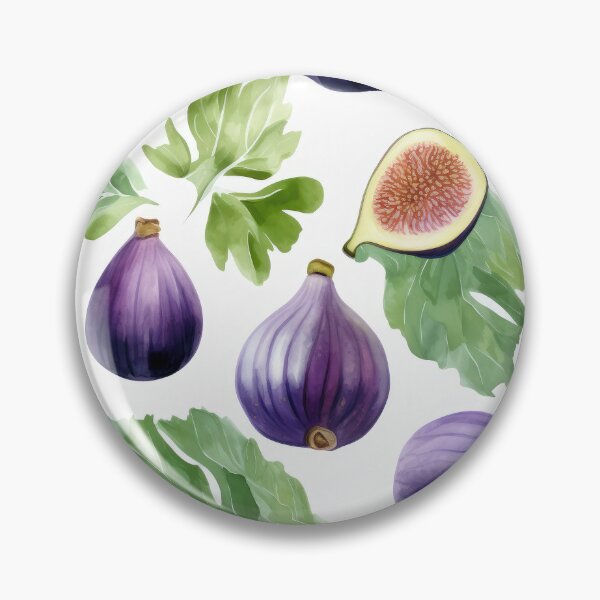 Item preview, Summer fruit basket series - Figs watercolor impressions designed and sold by Adriano Carrideo.