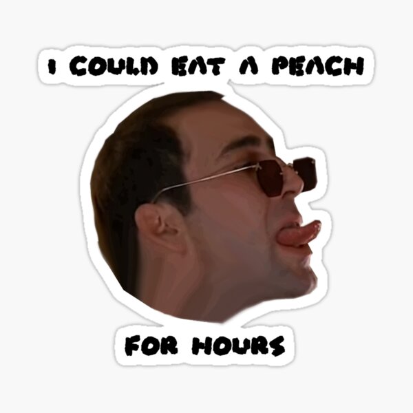 Item preview, I could eat a peach designed and sold by RetroKix.