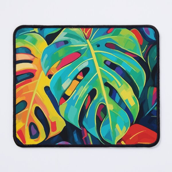 Item preview, Colorful Monstera designed and sold by Meoisa.