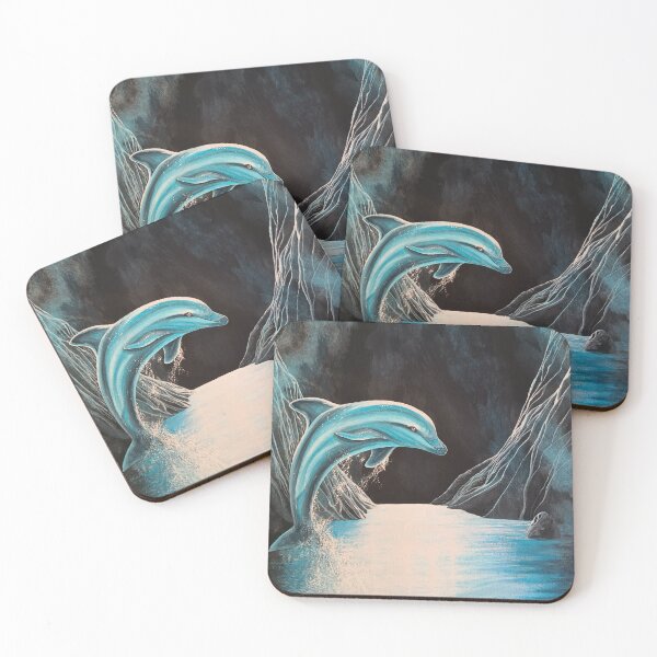 Item preview, dolphin painting designed and sold by Kobeko.