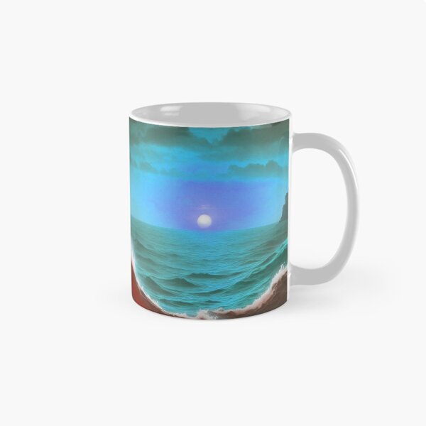 Item preview, Fantasy World Magical Ocean Waves Sunset Beautiful designed and sold by SassyArtistry.