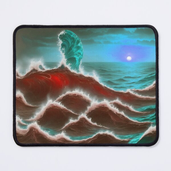 Item preview, Fantasy World Magical Ocean Waves Sunset Beautiful designed and sold by SassyArtistry.
