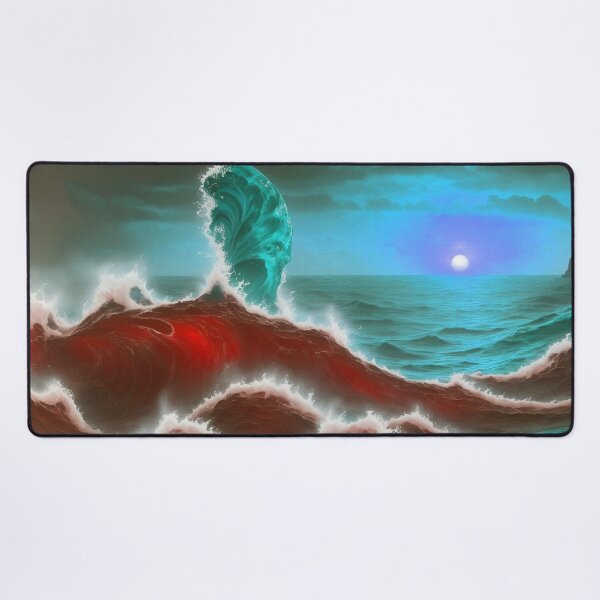Item preview, Fantasy World Magical Ocean Waves Sunset Beautiful designed and sold by SassyArtistry.