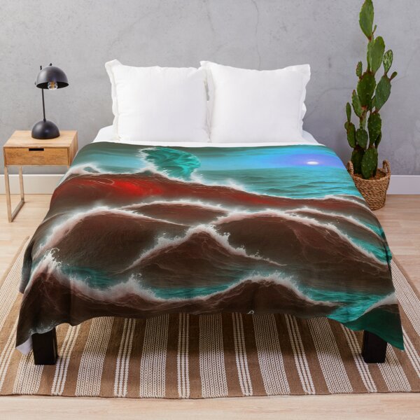 Item preview, Fantasy World Magical Ocean Waves Sunset Beautiful designed and sold by SassyArtistry.