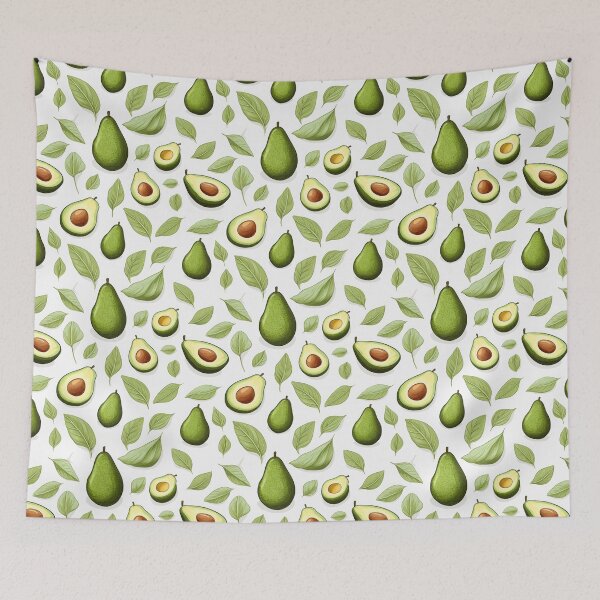 Item preview, Summer fruit basket series - Avocado watercolor impressions designed and sold by Adriano Carrideo.