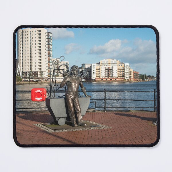 Item preview, Statue of Coal Miner at Cardiff Bay South Wales designed and sold by Cameranick.
